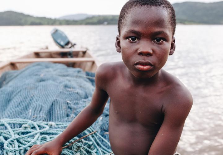 Send an Aftercare Kit to a Child Rescued off Lake Volta